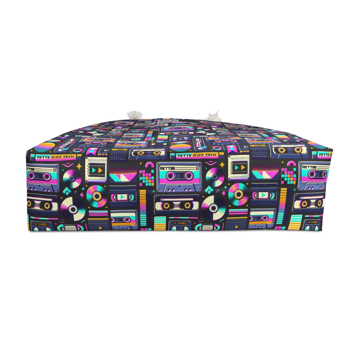 Digital Nostalgia Tech-Inspired Retro Fusion Weekender Bag - 8404 Design-48