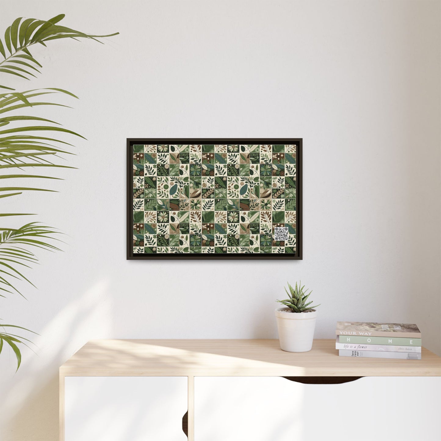 Streetwear Sustainability Environmentally Conscious Streetwear with a Natural Aesthetic Matte Canvas, Framed (multi-color) - 8404 Design-57 B