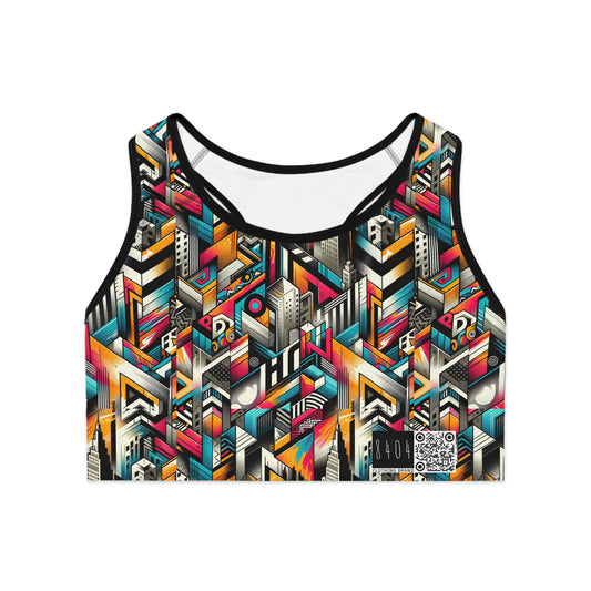 Graffiti Revival Urban Street Art Sports Bra - 8404 Design-62