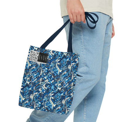 Tech Urban Camo Tech-Forward Streetwear With a Futuristic Military Edge Tote Bag - 8404 Design-39