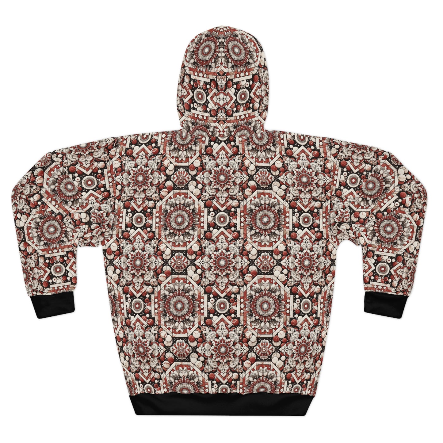 Neo Jomon Sculptural Aesthetics Artisanal Streetwear Pullover Hoodie - 8404 Design-55