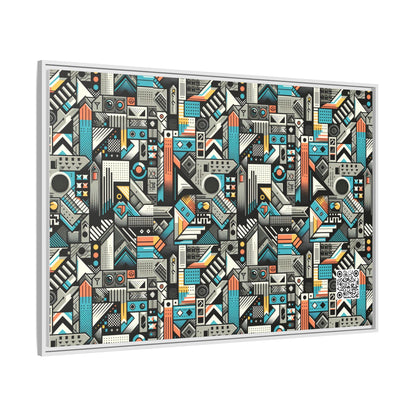 Digital Street Art Urban Street Style Matte Canvas, Framed (multi-color) - 8404 Design-81 A