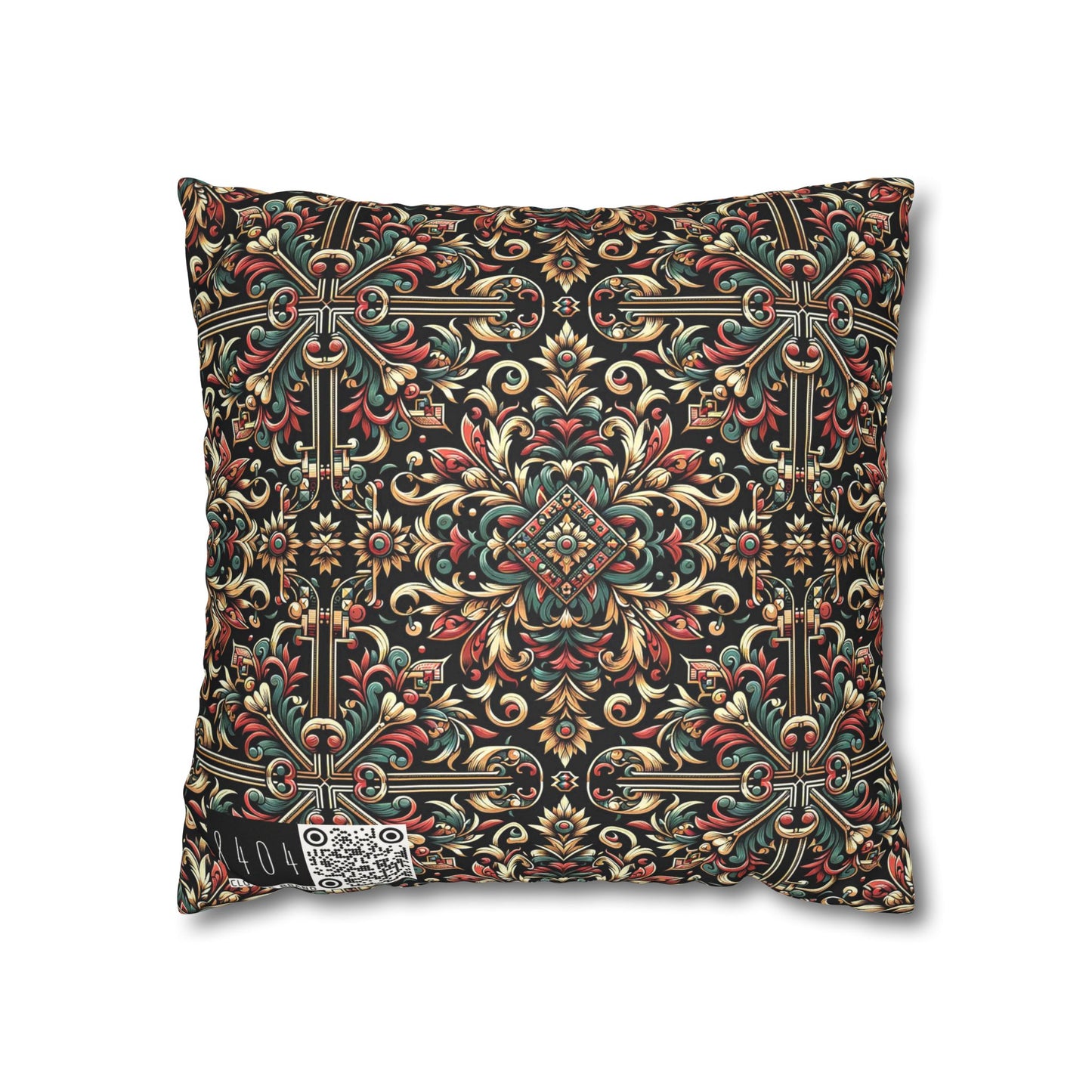 Streetwear Renaissance Artistic Clash of Old and New Faux Suede Square Pillowcase - 8404 Design-46