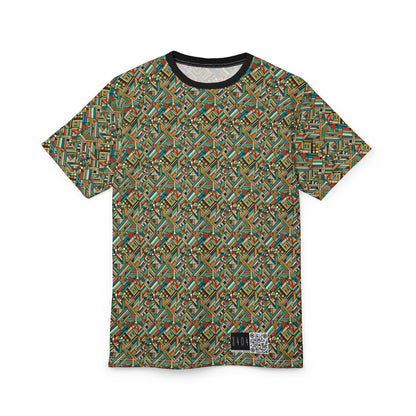 Abstract Graphic Art Modern Artistic Expression Unisex Cut & Sew Tee - 8404 Design-67