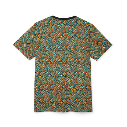 Abstract Graphic Art Modern Artistic Expression Unisex Cut & Sew Tee - 8404 Design-67