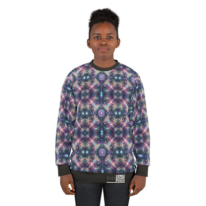 Iridescent Tech Fusion Tech-Forward Streetwear Sweatshirt - 8404 Design-61