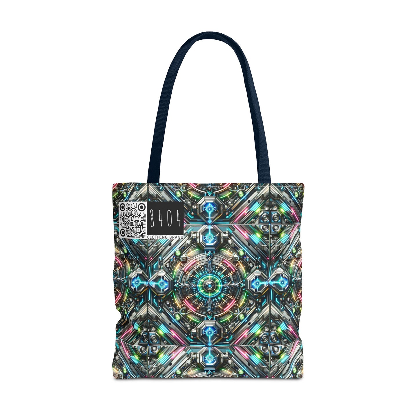 Tech-Infused Futurism Futuristic Tech Tote Bag - 8404 Design-53