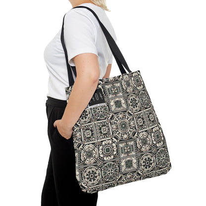 Cyber Garden Party Tech Garden Extravaganza Tote Bag - 8404 Design-45