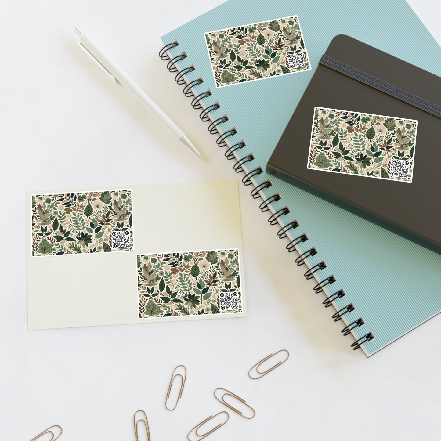 Streetwear Sustainability Environmentally Conscious Streetwear with a Natural Aesthetic Sticker Sheet - 8404 Design-57