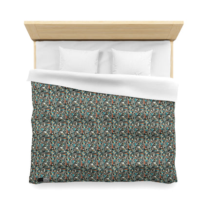 Digital Street Art Urban Street Style Microfiber Duvet Cover - 8404 Design-81