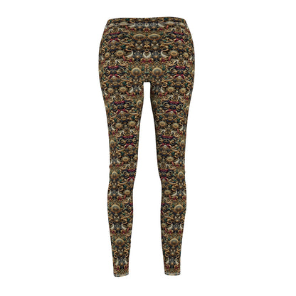 Digital Renaissance Luxurious Streetwear Inspired By Classical Art With a Modern Twist Women's Cut & Sew Casual Leggings - 8404 Design-76