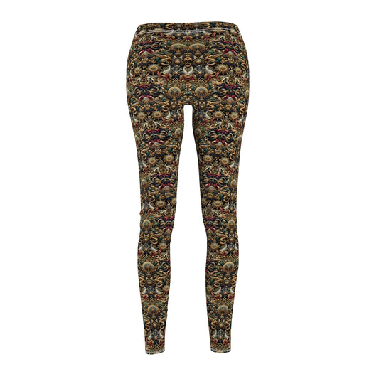 Digital Renaissance Luxurious Streetwear Inspired By Classical Art With a Modern Twist Women's Cut & Sew Casual Leggings - 8404 Design-76
