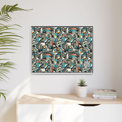 Digital Street Art Urban Street Style Matte Canvas, Framed (multi-color) - 8404 Design-81 A