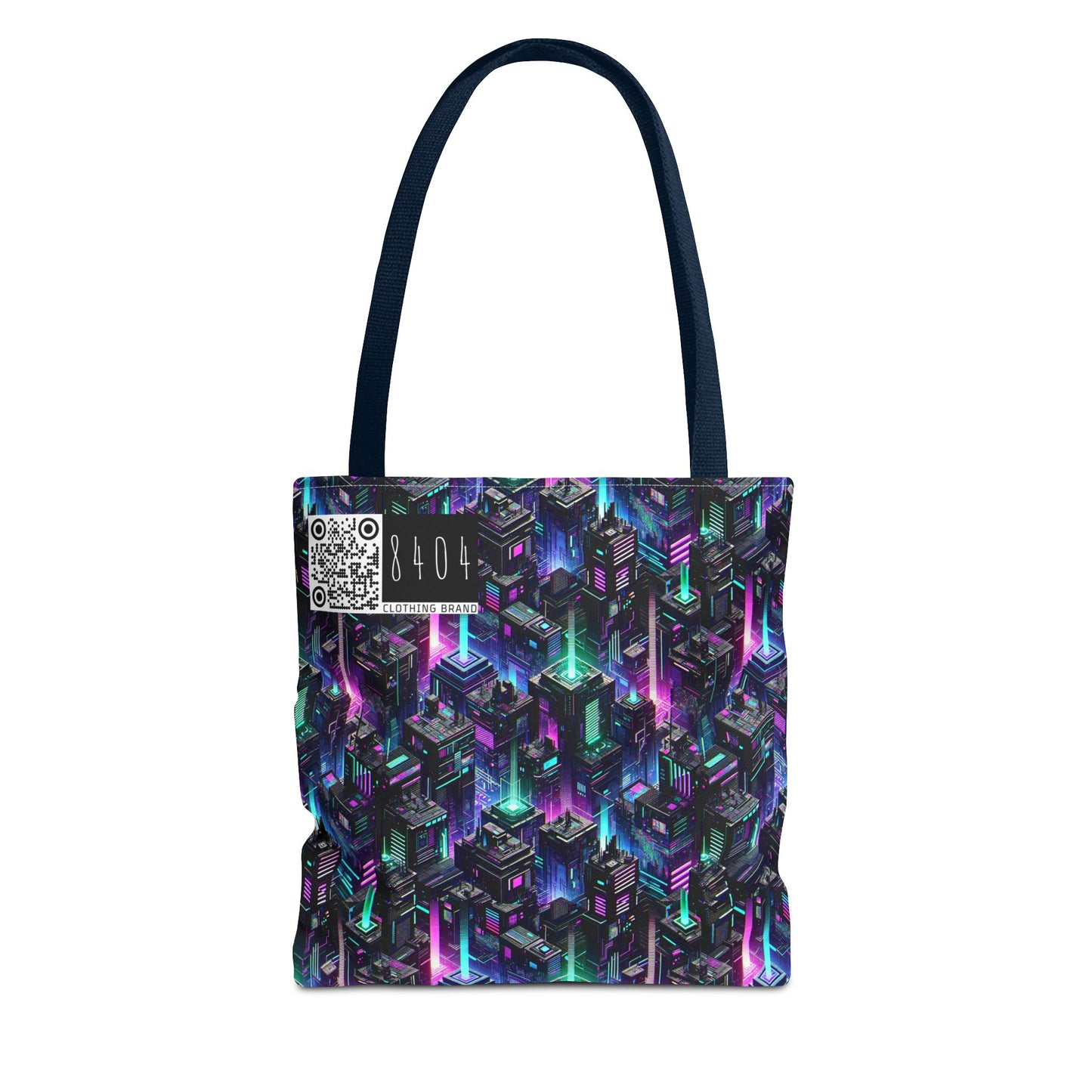 Tech Noir Graphics Futuristic Tech Aesthetics Tote Bag - 8404 Design-55