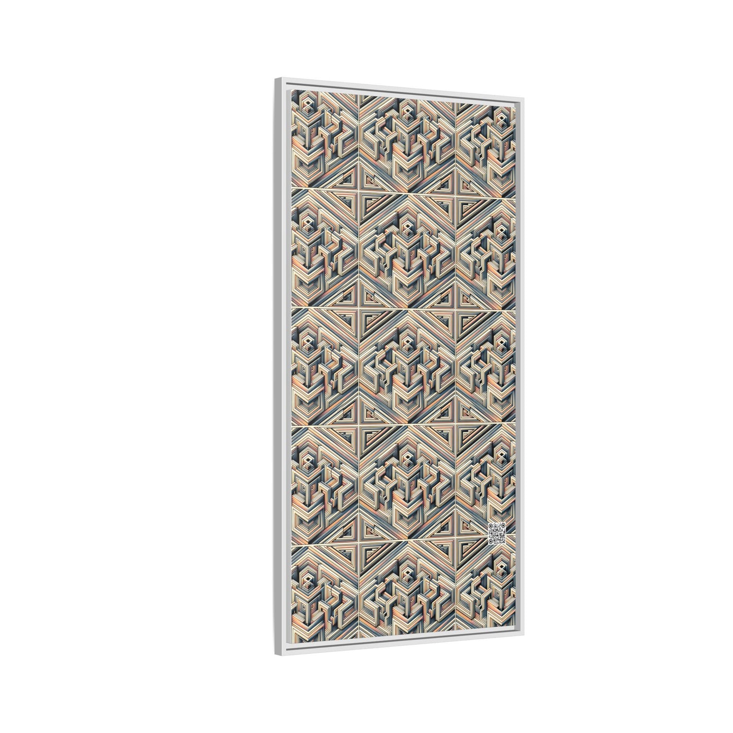 Tech Illusion Graphics Futuristic Artistry Matte Canvas, Framed (multi-color) - 8404 Design-52 B