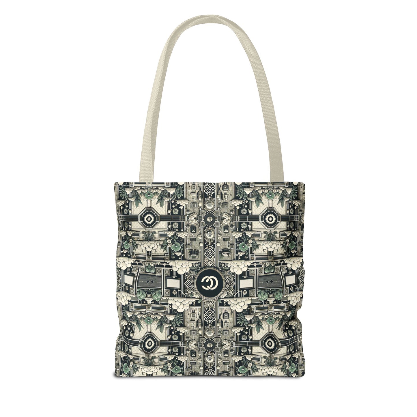 Cyber Garden Party Tech Garden Extravaganza Tote Bag - 8404 Design-54