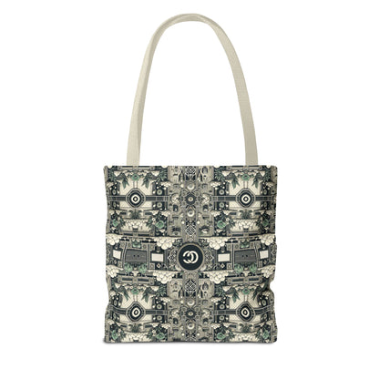 Cyber Garden Party Tech Garden Extravaganza Tote Bag - 8404 Design-54