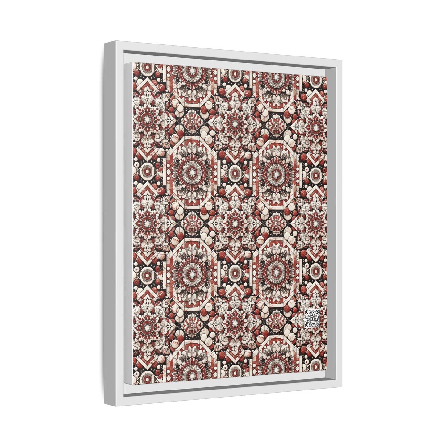 Neo Jomon Sculptural Aesthetics Artisanal Streetwear Matte Canvas, Framed (multi-Color) - 8404 Design-55 A