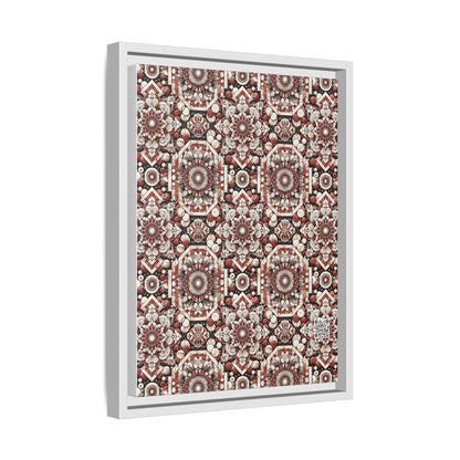 Neo Jomon Sculptural Aesthetics Artisanal Streetwear Matte Canvas, Framed (multi-Color) - 8404 Design-55 A