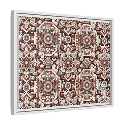 Neo Jomon Sculptural Aesthetics Artisanal Streetwear Matte Canvas, Framed (multi-Color) - 8404 Design-55 A