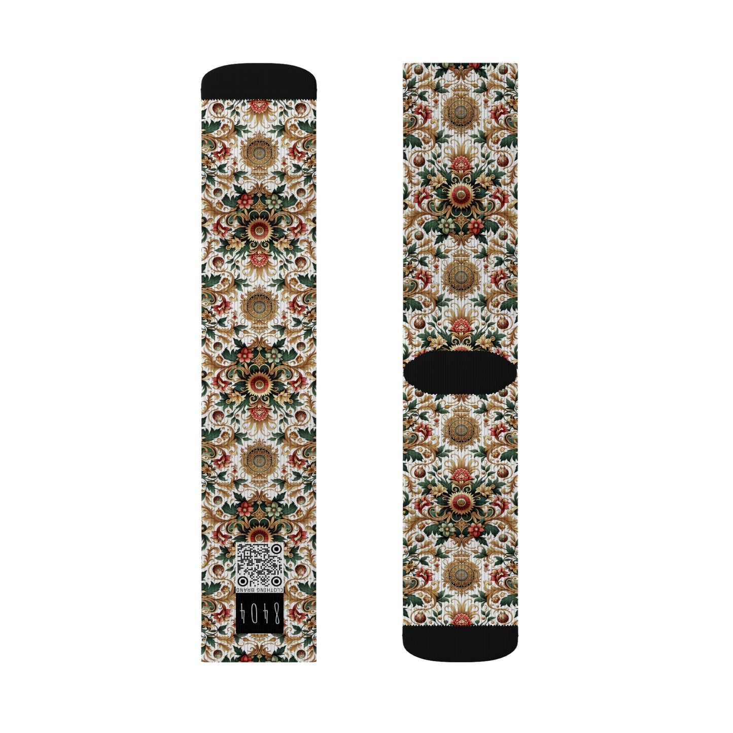 Monogram Madness Luxurious Streetwear Sublimation Socks - 8404 Design-68