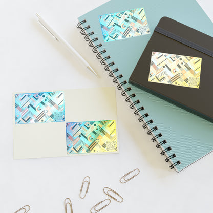 Abstract Graphic Art Modern Artistic Expression Sticker Sheets - 8404 Design-54