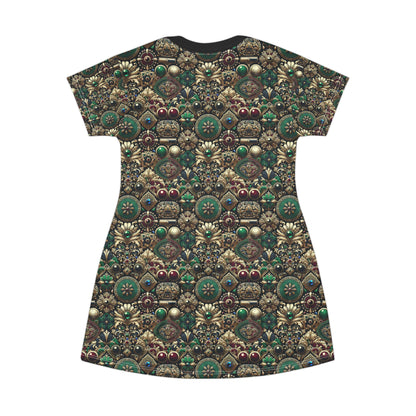Neo-Dandyism Modern Dandy Streetwear T-Shirt Dress - 8404 Design-54