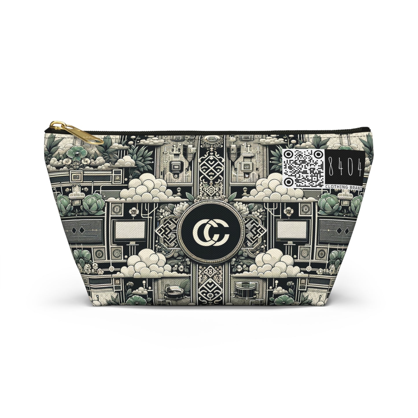 Cyber Garden Party Tech Garden Extravaganza Accessory Pouch W T-Bottom - 8404 Design-54