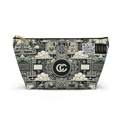 Cyber Garden Party Tech Garden Extravaganza Accessory Pouch W T-Bottom - 8404 Design-54