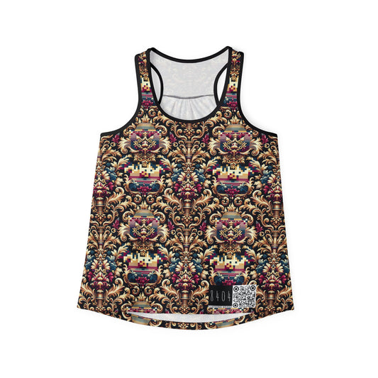 Digital Renaissance Modern Baroque Fusion Women's Tank Top - 8404 Design-53
