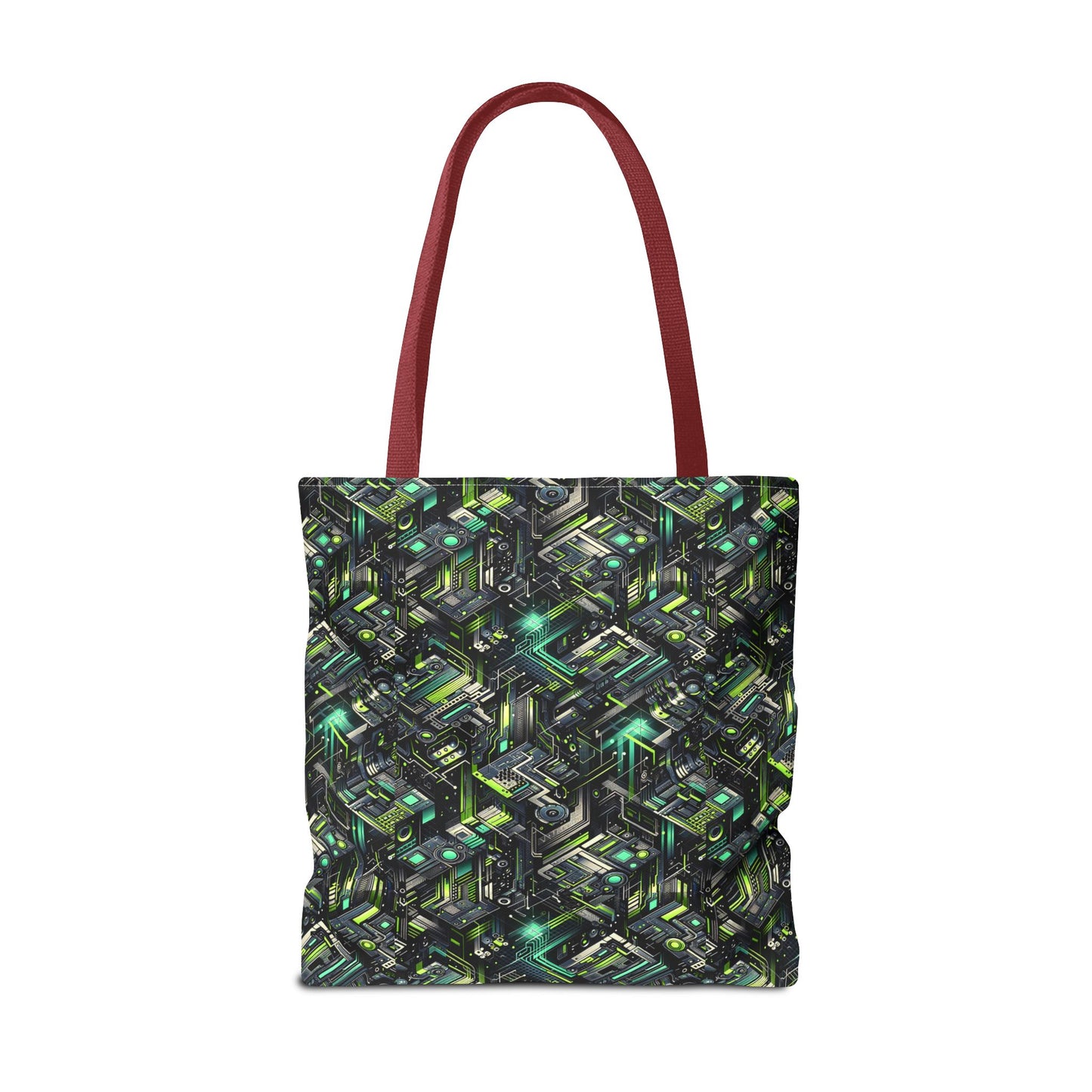 Tech-Infused Graphics Tech-Forward Streetwear Tote Bag - 8404 Design-47