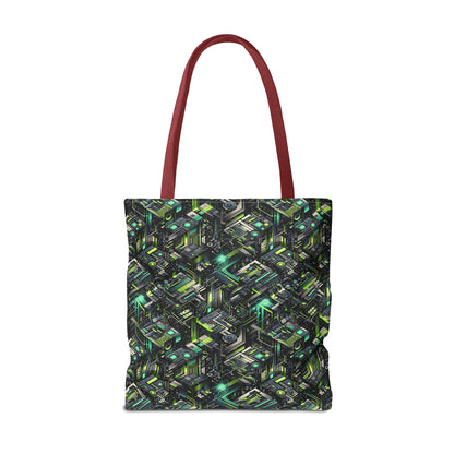 Tech-Infused Graphics Tech-Forward Streetwear Tote Bag - 8404 Design-47