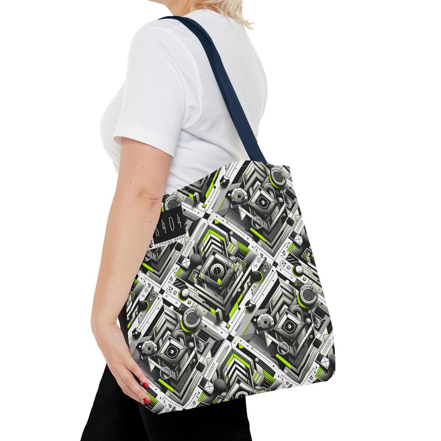 Elevated Sporty Tech Tech-Forward Streetwear Tote Bag - 8404 Design-70