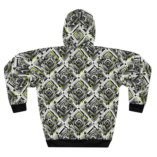 Elevated Sporty Tech Tech-Forward Streetwear Pullover Hoodie - 8404 Design-70