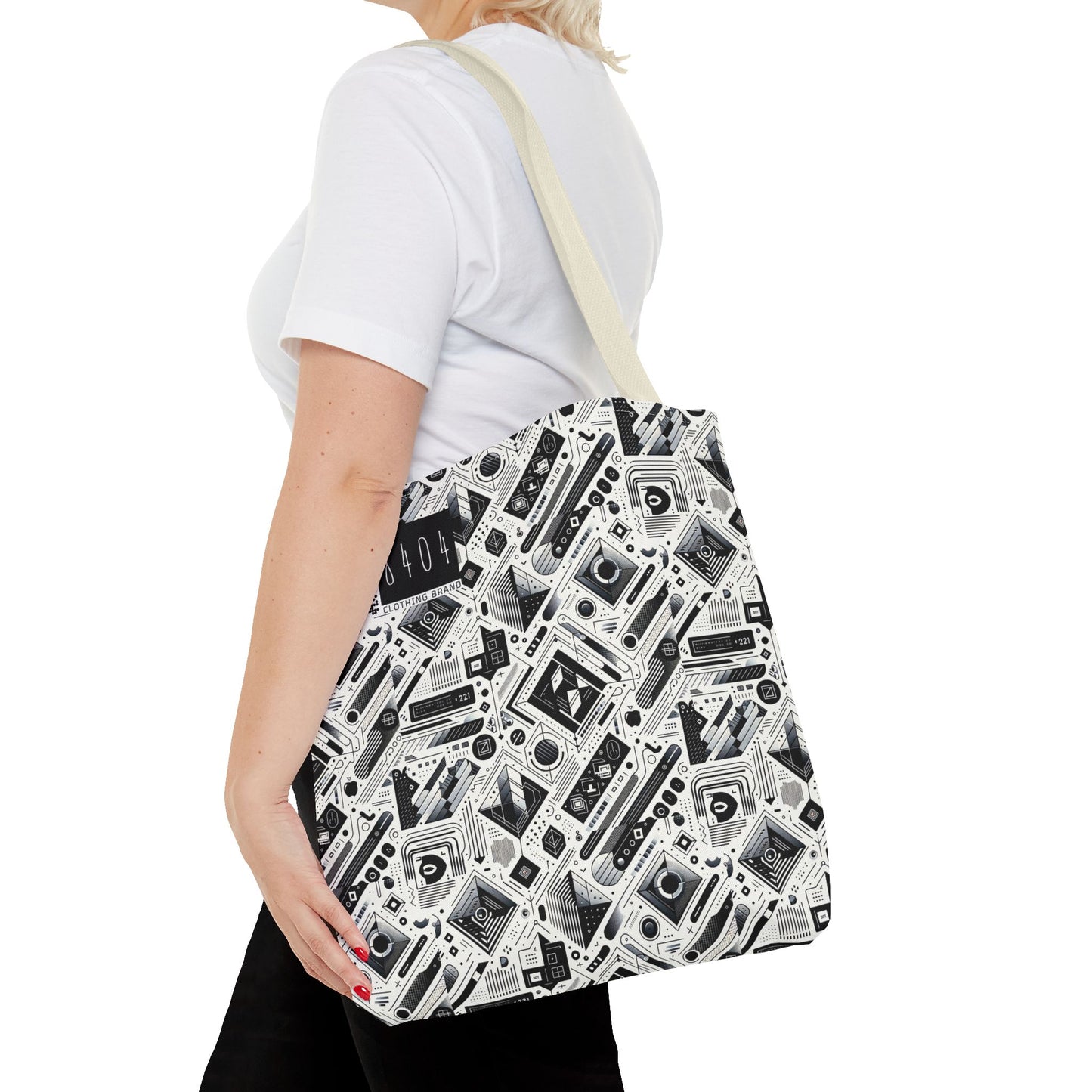 Tech Minimalism Minimalist Tech Tote Bag - 8404 Design-72
