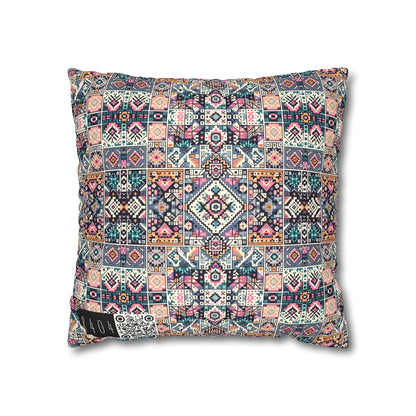 Faux Suede Square Pillowcase - 8404 Design-02