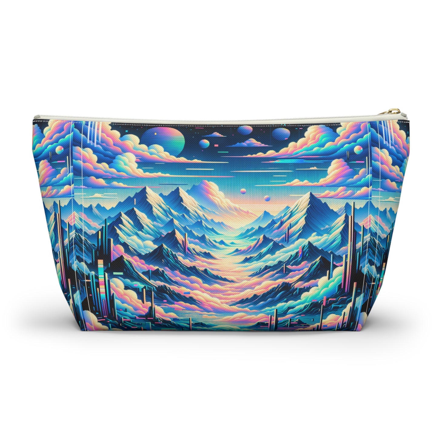 Digital Dreamscapes Digitally-Inspired Streetwear With a Dreamy, Surreal Twist Accessory Pouch W T-Bottom - 8404 Design-69