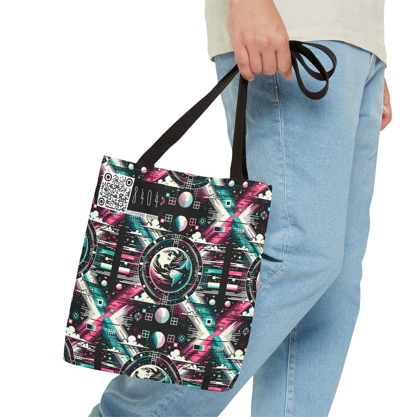 Digital Artistry Digital-native Streetwear Tote Bag - 8404 Design-62