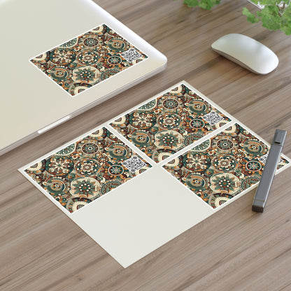 Cultural Artisanal Fusion Cultural Artisanal Streetwear Sticker Sheets - 8404 Design-61