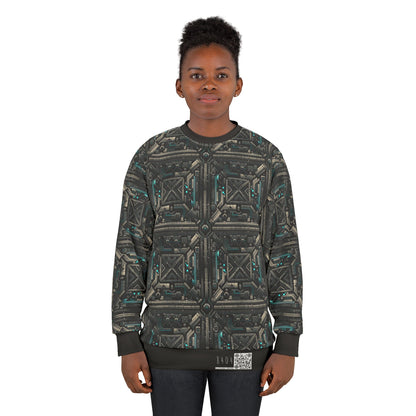 Tech Noir Futuristic Tech Aesthetic with a Dark Twist Sweatshirt - 8404 Design-59