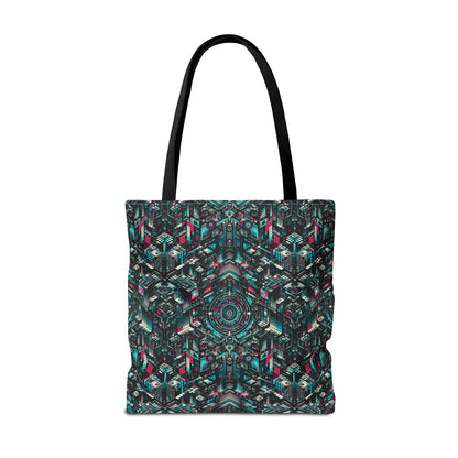 Digital Rebellion Tech-Inspired Streetwear Tote Bag - 8404 Design-54