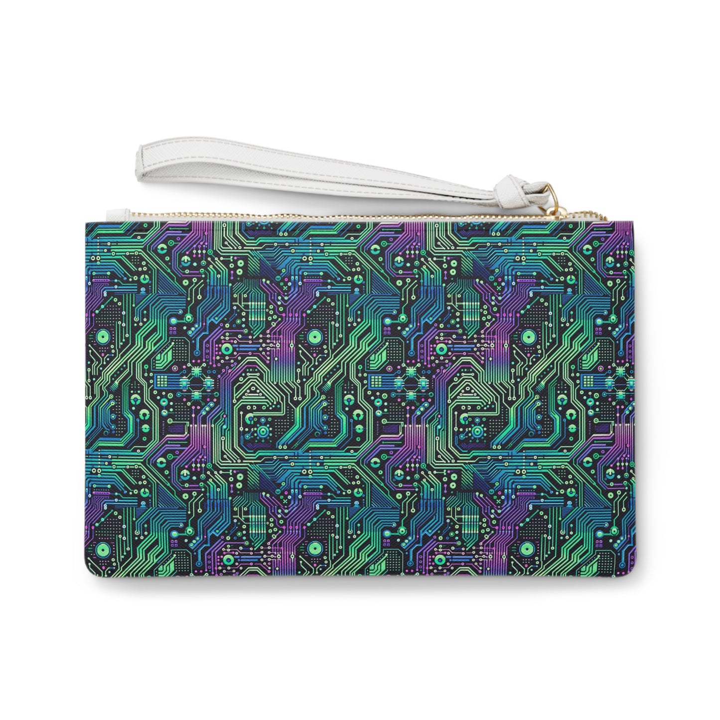 Tech-Infused Neon Tech-Forward Streetwear Clutch Bag - 8404 Design-66