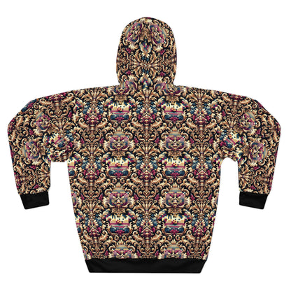 Digital Renaissance Modern Baroque Fusion Pullover Hoodie - 8404 Design-53
