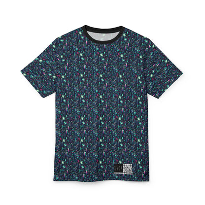 Digital Rebellion Tech-Inspired Streetwear Unisex Cut & Sew Tee - 8404 Design-58
