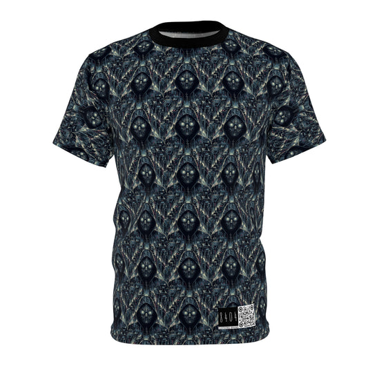 Tech Noir Aesthetics Sleek Tech Streetwear Unisex Cut & Sew Tee - 8404 Design-56