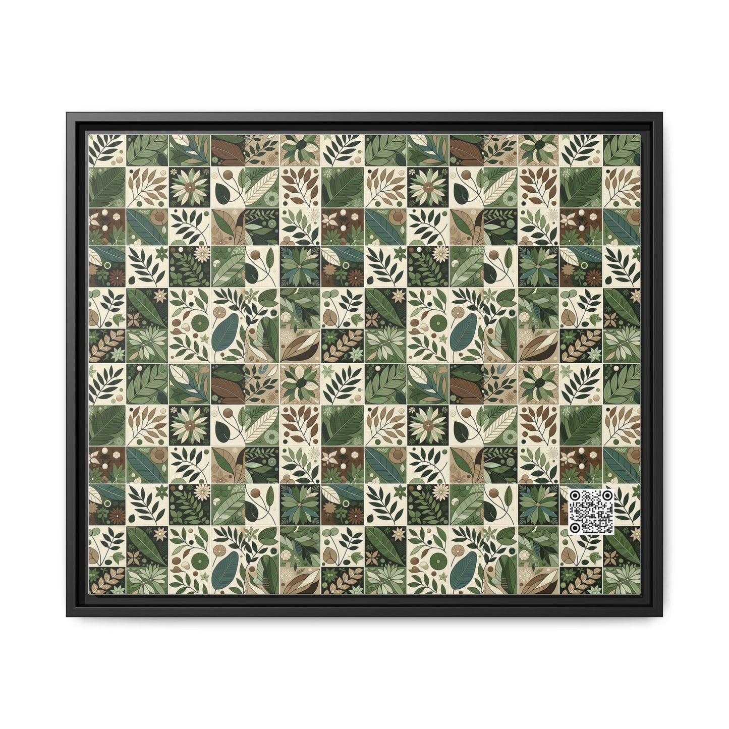 Streetwear Sustainability Environmentally Conscious Streetwear with a Natural Aesthetic Matte Canvas, Framed (multi-color) - 8404 Design-57 B