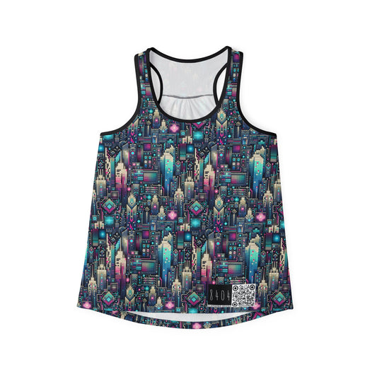 Digital Renaissance Tech-Forward Maximalism Women's Tank Top - 8404 Design-56