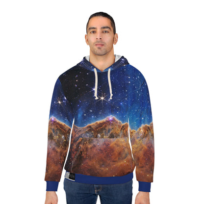 8404 Unisex Adult's "star Birth in Carina Nebula " Fashion Pullover Hoodie