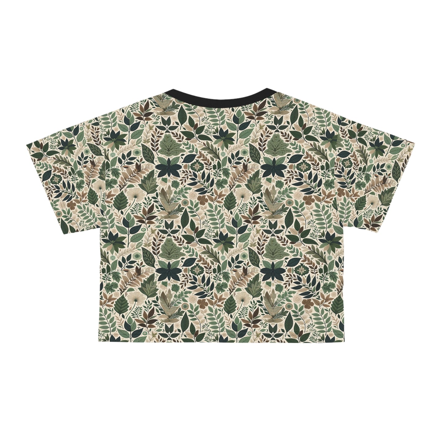 Streetwear Sustainability Environmentally Conscious Streetwear with a Natural Aesthetic Crop Tee - 8404 Design-57