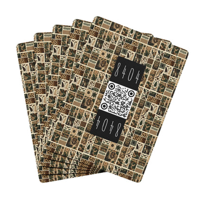 Streetwear Safari Urban Jungle Explorer Poker Playing Cards - 8404 Design-51 S